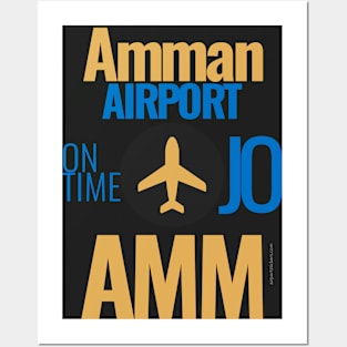 AMM airport code Posters and Art